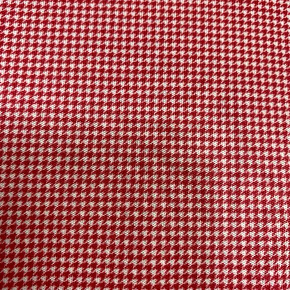 Collars & Co Polo Shirt Mens L Red Houndstooth Golf Preppy Dress Collar NWT - Picture 5 of 10